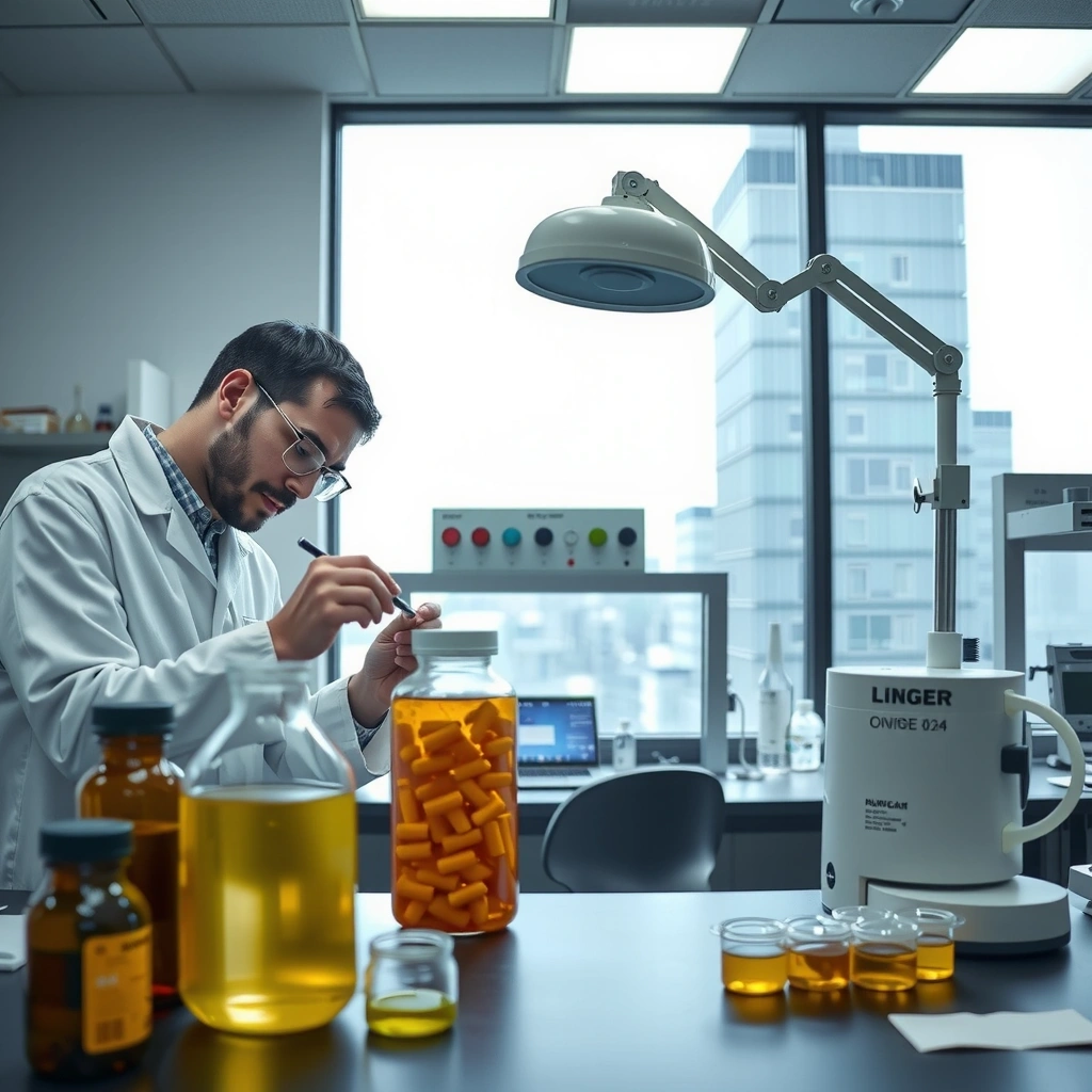 Laboratory research and development for male vitality supplements